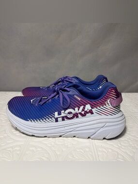 Hoka Rincon 2 Women’s Running Athletic Sneaker Clematis Blue/Arctic Ice 7.5